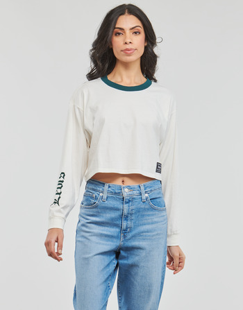 Levi's GRAPHIC LS CROP REESE White