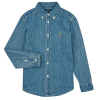 Clothing Boy long-sleeved shirts Polo Ralph Lauren LS BD-TOPS-SHIRT Blue