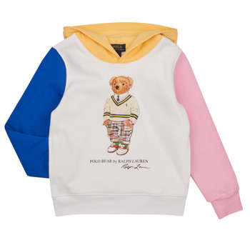 Clothing Children sweaters Polo Ralph Lauren LSPO HOOD M7-KNIT SHIRTS-SWEATSHIRT Multicolour