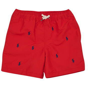 Clothing Boy Trunks / Swim shorts Polo Ralph Lauren TRAVELER-SWIMWEAR-TRUNK Red