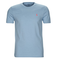 Clothing Men short-sleeved t-shirts Polo Ralph Lauren T-SHIRT AJUSTE EN COTON Blue / Vessel / Blue
