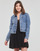 Clothing Women Denim jackets Desigual CHAQ_BENITA Blue / Clear