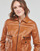 Clothing Women Leather jackets / Imitation leather Desigual CHAQ_DALLAS Cognac