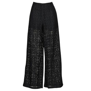 Clothing Women Wide leg / Harem trousers Desigual PANT_NEWCASTLE Black