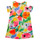 Clothing Girl Short Dresses Desigual VEST_CAMPO White / Multicolour