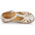 Shoes Women Sandals Pikolinos CADAQUES White / Gold