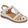 Shoes Women Sandals Pikolinos CADAQUES White / Pink