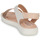 Shoes Women Sandals Pikolinos CALELLA White / Beige / Gold