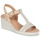 Shoes Women Sandals Pikolinos TEULADA White / Brown