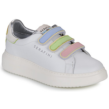 Shoes Women Low top trainers Serafini J.CONNORS White / Blue / Green