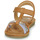 Shoes Girl Sandals Shoo Pom HAPPY SALOME Brown / Gold / Violet