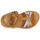Shoes Girl Sandals Shoo Pom HAPPY SALOME Brown / Gold / Violet