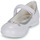 Shoes Girl Ballerinas Chicco CIRY White / Silver