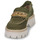 Shoes Women Loafers Fru.it 8149-999-ANFIBIO-MILITARE-ORO Kaki / Gold