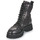 Shoes Women Mid boots Fru.it PARK INOX Black