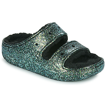 Shoes Women Sandals Crocs Classic Cozzzy Glitter Sandal Black / Glitter