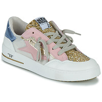 Shoes Women Low top trainers Semerdjian ALE-9542 Gold / Pink / Blue