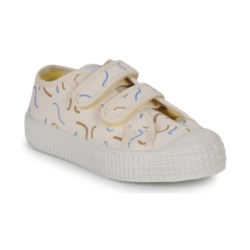 Shoes Girl Low top trainers Novesta STAR MASTER KID Beige / Blue
