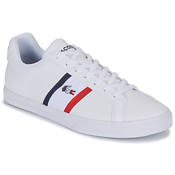 Shoes Men Low top trainers Lacoste LEROND PRO White / Blue / Red