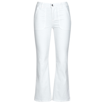 Clothing Women Flare / wide jeans Les Petites Bombes FAYE White