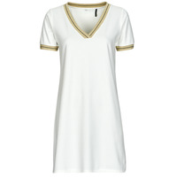 Clothing Women Short Dresses Les Petites Bombes BENEDICTE White / Gold