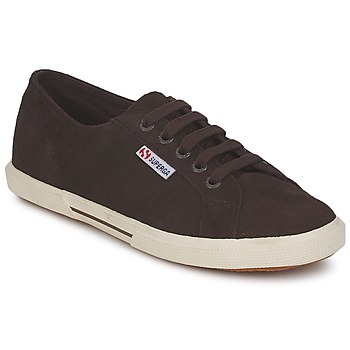 Shoes Women Low top trainers Superga 2950 Chocolate