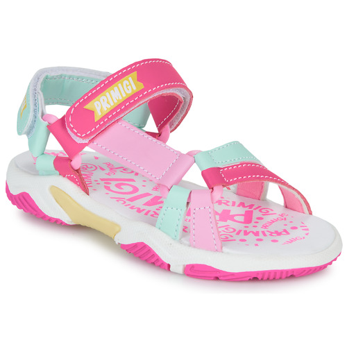 Shoes Girl Sandals Primigi BEACH SANDAL Pink / Turquoise