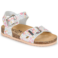 Shoes Girl Sandals Primigi BIRKY White / Pink