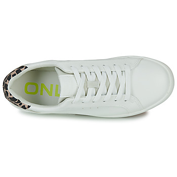 Only ONLSOUL-5 PU SNEAKER White / Leopard