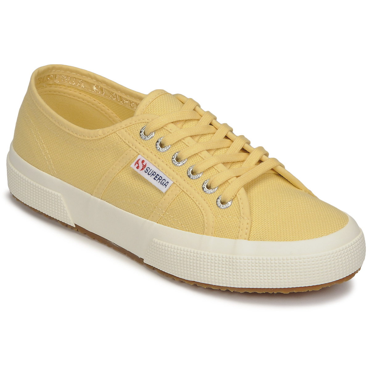 Shoes Women Low top trainers Superga 2750 COTON CLASSIC Yellow