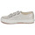 Shoes Women Low top trainers Superga 2750 LAME STRAP Silver