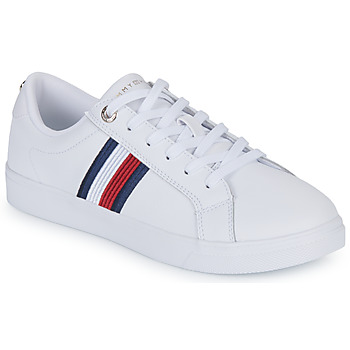 Shoes Women Low top trainers Tommy Hilfiger ESSENTIAL STRIPES SNEAKER White
