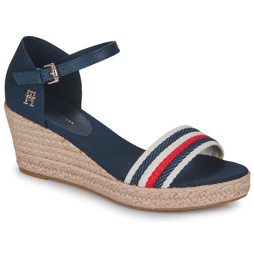 Shoes Women Sandals Tommy Hilfiger MID WEDGE CORPORATE Marine