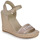 Shoes Women Sandals Tommy Hilfiger SEASONAL WEBBING WEDGE Beige