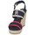 Shoes Women Sandals Tommy Hilfiger RWB FEMININE WEDGE Marine / White / Red