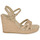 Shoes Women Sandals Tommy Hilfiger ESSENTIAL BASIC WEDGE SANDAL Beige