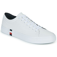 Shoes Men Low top trainers Tommy Hilfiger MODERN VULC CORPORATE LEATHER White