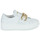 Shoes Women Low top trainers Meline PF1499 White / Gold