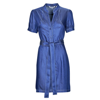 Clothing Women Short Dresses Naf Naf KORINE R1 Blue