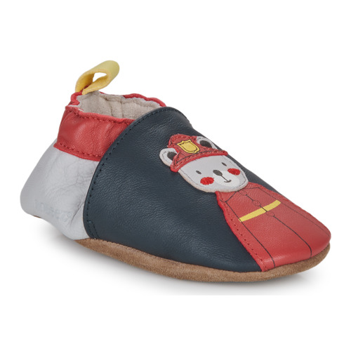 Shoes Boy Slippers Robeez FIREMAN Marine / Red