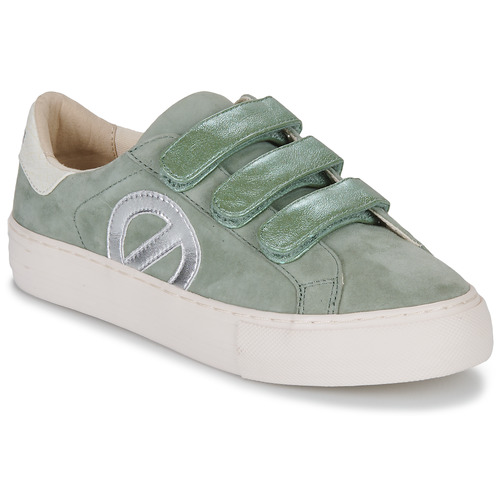 Shoes Women Low top trainers No Name ARCADE STRAPS SIDE Green