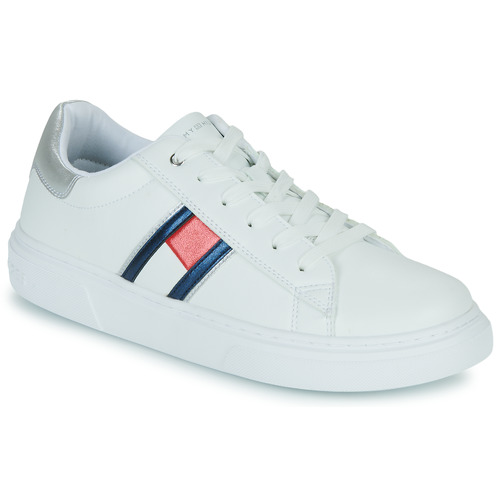 Shoes Girl Low top trainers Tommy Hilfiger KRYSTAL White