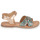 Shoes Girl Sandals Mod'8 CANIBRAID Gold / Turquoise