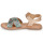 Shoes Girl Sandals Mod'8 CANIBRAID Gold / Turquoise