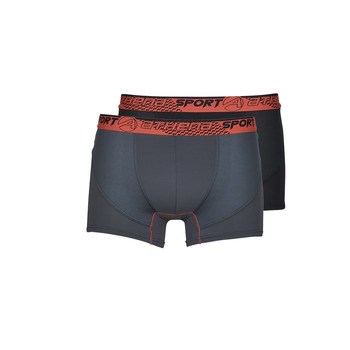 Underwear Men Boxer shorts Athena RUNNING X2 Black / Red