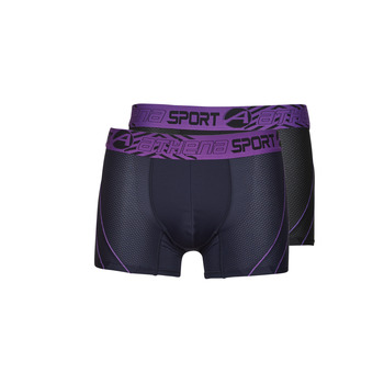 Underwear Men Boxer shorts Athena AIR PERFORMANCE X2 Black / Marine