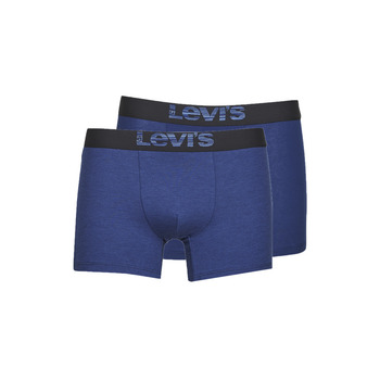 Underwear Men Boxer shorts Levi's OPTICAL ILLUSION PACK X2 Blue
