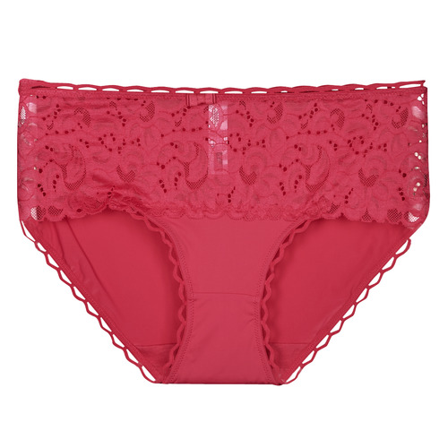 PLAYTEX CŒUR CROISE FEMININ RECYCLE Pink - Fast delivery  Spartoo Europe !  - Underwear Knickers/panties Women 19,20 €