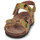 Shoes Boy Sandals Citrouille et Compagnie PISTAMI Printed / Dinosaurs / Camel