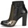 Shoes Women Ankle boots Etro FEDRA Black / Kaki / Silver